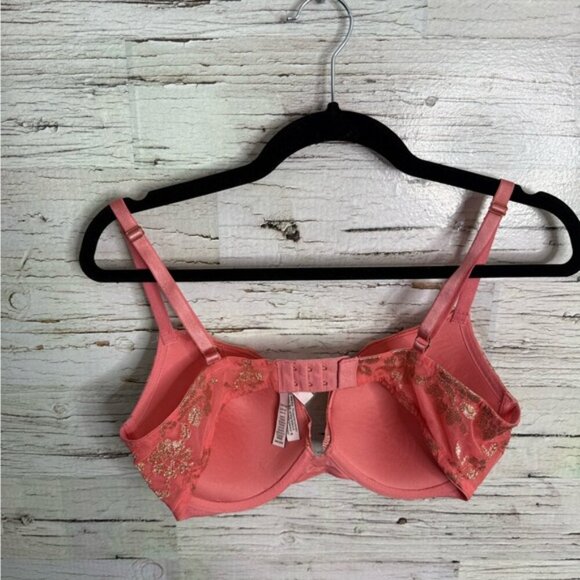 Victoria’s Secret Dream Angels gold pink bra size 34D - Picture 5 of 6